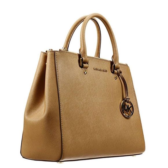 Michael Kors Handbags - Michael Kors Saffiano Leather Savannah Satchel